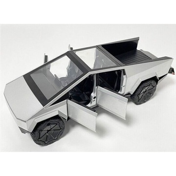 ОТКРЫВАЮЩАЯСЯ ДВЕРЬ СВЕТОДИОДНАЯ ЗВУКОВАЯ ИГРУШКА 1:24 МОДЕЛЬ TESLA CYBERTRUCK ДЛЯ ДЕТЕЙ