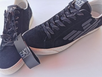 EMPORIO ARMANI skórzane buty męskie sneaker roz.42, wyprzedaż