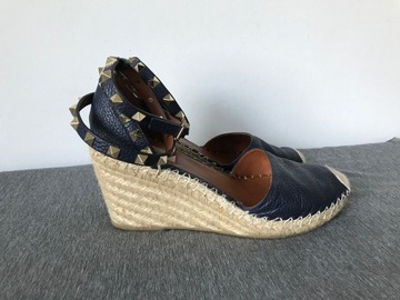 Valentino Garavani espadryle koturn 39