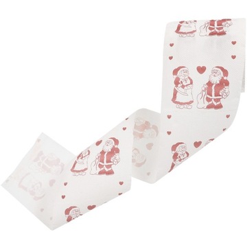 Papier toaletowy Świętego Mikołaja Świąteczna kąpiel papierowa