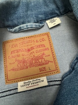 Levi’s Premium extra kurtka - katana jeans vintage uniseks L, przecierana