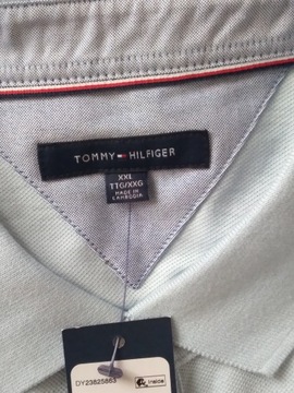 TOMMY HILFIGER KOSZULKA POLO MESKA r. XXL BAWEŁNA