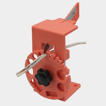 Сменный пластиковый переносной инструмент для зачистки проводов.