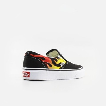 Buty Vans CLASSIC SLIP-ON FLAME Black/White