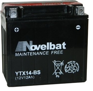 AKUMULATOR NOVELBAT YTX14-BS 12V 12Ah 200A