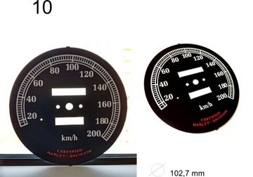 ЗАМЕНА ЧАСОВ HARLEY DAVIDSON MPH = KM/H
