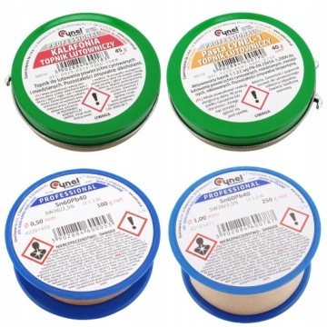 Pájecí Příslušenství Chemie Pro Pájení Kalafonie Pasta Cín 0,5 mm 1,0 mm