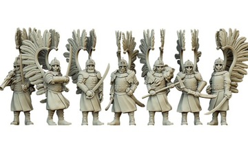 Winged Hussar Unit - Highlands Miniatures