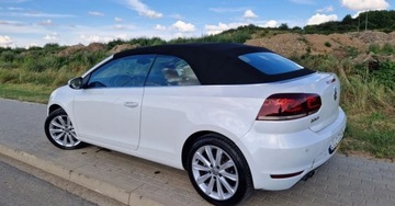 Volkswagen Golf VI Cabriolet 2.0 TDI-CR DPF 140KM 2012 Volkswagen Golf Cabrio KABRIO Biala PERLA 2.0 TDI CR Navi Tempomat 2.0, zdjęcie 3