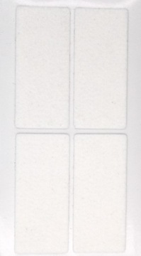 Filce samoprzylepne FLOOR CARE 40 x 90 mm BIAŁE