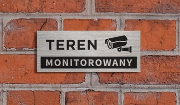 Табличка НАБЛЮДАЕМАЯ ЗОНА 20x8 см