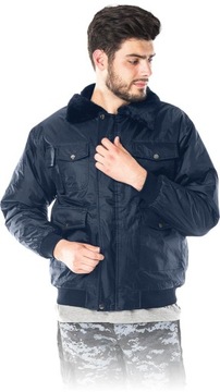 Kurtka męska ocieplana BOMBER granatowa PILOT 3XL