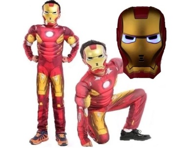 STRÓJ PRZEBRANIE KOSTIUM IRON MAN + MASKA