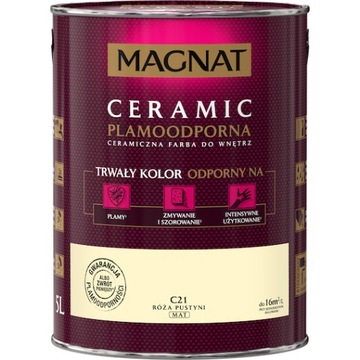 FARBA MAGNAT CERAMIC 5L C21 RÓŻA PUSTYNI