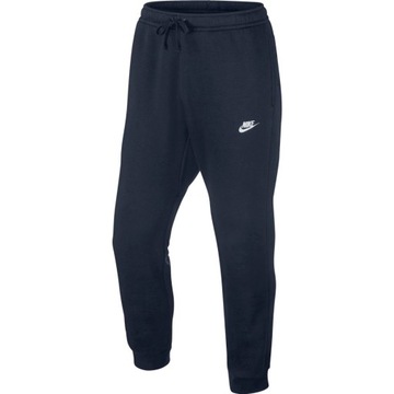 SPODNIE NIKE DRESOWE BAWEŁNIANE JOGGER GRANATOWE r. L