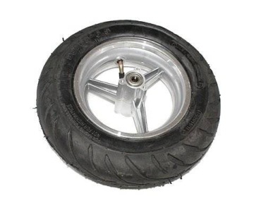 КОМПЛЕКТ ПЕРЕДНИХ КОЛЕС. 90-65-6,5 - КАРМАННЫЙ ВЕЛОСИПЕД - ШИНА + ОБОД