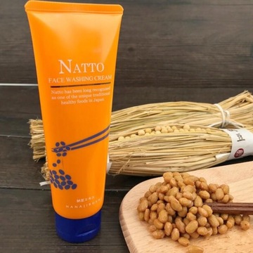 Средство для снятия макияжа Hanajirushi Natto Essence.