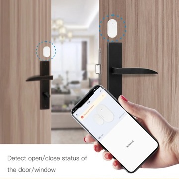 Умный дверной датчик Tuya Zigbee, открытие/закрытие двери, окна
