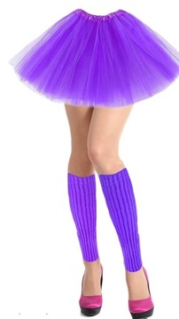 НАРЯД 80-х 90-х НЕОНОВОЕ РЕТРО ИТАЛО ДИСКО ПЛАТЬЕ ПЛАТЬЕ С ЮБКОЙ КОМПЛЕКТ 8в1