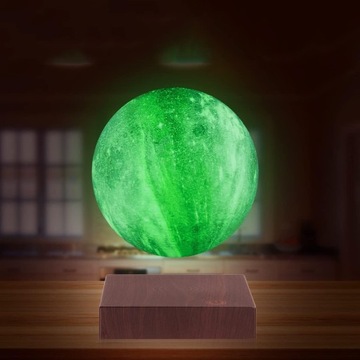 3D-ПЕЧАТАННАЯ ЛЕВИТИРУЮЩАЯ ЛУНА НАСТОЛЬНАЯ ЛАМПА