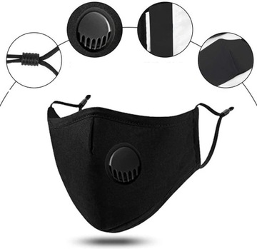 Маска + 3 HEPA ФИЛЬТРА PM2.5 АНТИВИРУС