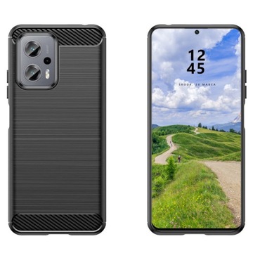 Etui do Poco X4 GT PANCERNE KARBON CASE