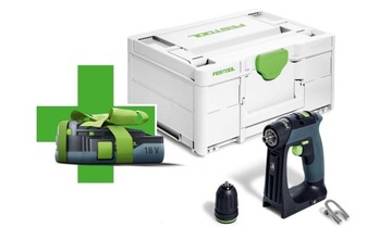 Wiertarko -wkrętarka aku. Festool CXS 18-Basic + Aku 3,0 Ah Gratis 578063