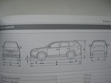 Mitsubishi Outlander 2015-2018 руководство по эксплуатации польское 2017 оригинал