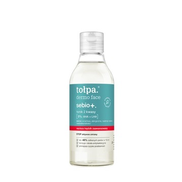 TOŁPA Tonik 2 kwasy 5% AHA + LHA dermo face sebio+