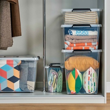 ПЛАСТИКОВЫЙ КОНТЕЙНЕР С КРЫШКОЙ ДЛЯ ОРГАНИЗАТОРА ДЛЯ ХРАНЕНИЯ 2,5 Л.