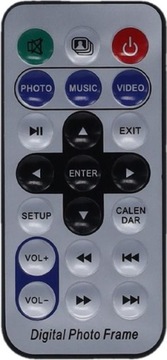 ЦИФРОВАЯ РАМКА Rollei Designline 8 ДЮЙМОВ LED USB SD УДАЛЕННЫЕ ЧАСЫ КАЛЕНДАРЬ MP3