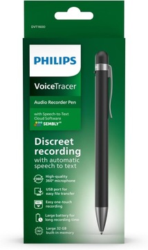 VoiceTracer DVT1600 rejestrator dźwięku pióro