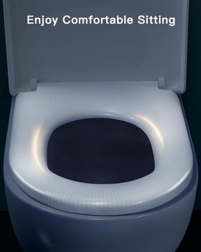 Сиденье для унитаза Pipishell с медленным закрыванием PIBTC02 белое.