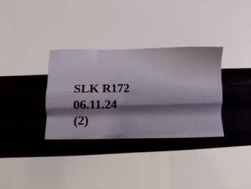 LIŠTA SKLA PRAVÁ PŘEDNÍ MERCEDES SLK R172