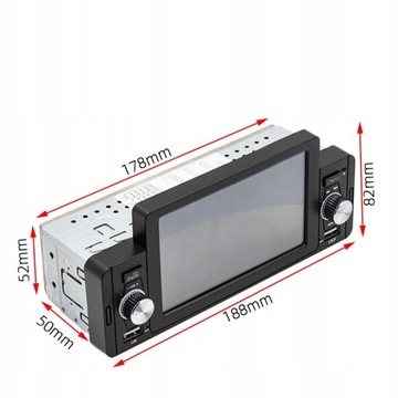 RADIO SAMOCHODOWE 1DIN 5''ANDROID 6 GPS + PILOT