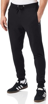 FM LONDON HYFRESH CZARNE MĘSKIE SPODNIE DRESOWE SPORTOWE DRESY SLIM FIT XL