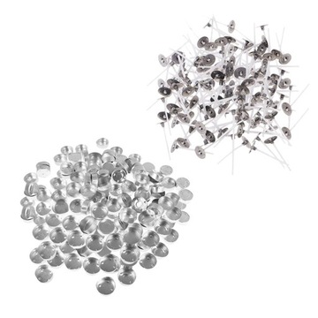 400 szt. Aluminiowe etui/pojemniki na podgrzewacze i świece DIY narzędzia do świec