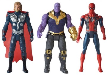 6 ФИГУРКИ МСТИТЕЛИ ХАЛК ЧЕЛОВЕК-ПАУК КАПИТАН ШАЙН ТАНОС ЖЕЛЕЗНЫЙ ЧЕЛОВЕК ТОР