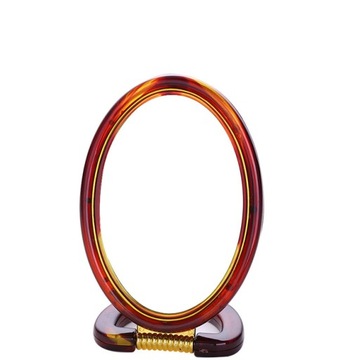 LUSTERKO DWUSTRONNE POWIĘKSZAJĄCE STOJĄCE OWALNE MAŁE 10,5 CM