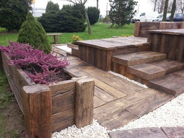 DESKA BETONOWA IMITACJA DREWNA BETONOWE DREWNO