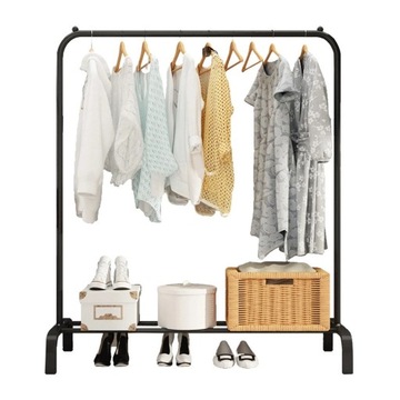 STOJAK WIESZAK NA UBRANIA BUTY PÓŁKA STOJĄCY SZAFA