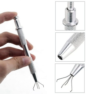 3 szt. Piercing Ball Grabber Alloy Uniwersalny chwytak małych części