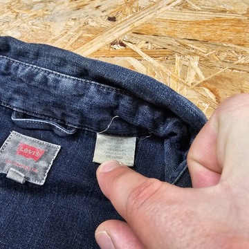 Koszula Jeansowa z Długim Rękawem LEVIS Męska Casual Nowy Model XL