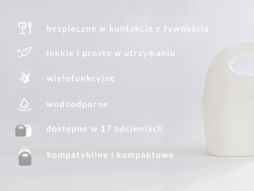 Koszyk sklepowy duży MAXI Flexibag 15L bezbarwny