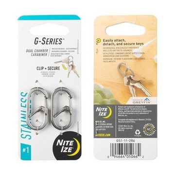 Karabińczyk do kluczy G-Series 2 szt. Nite Ize