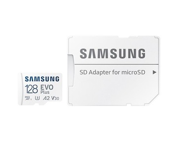 КАРТА SAMSUNG EVO+ microSD 128 ГБ класс 10 2021 г.