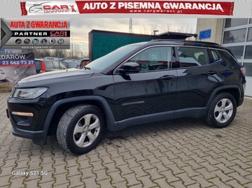 Jeep Compass II SUV 1.4 MultiAir 140KM 2019 Jeep Compass 1.4 140 KM półskóry nawigacja kamera alu super stan gwarancja