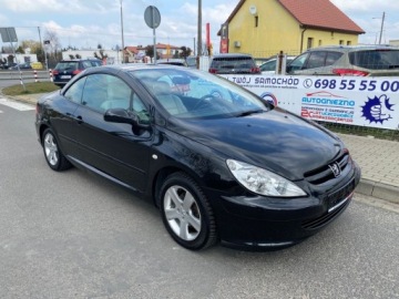 Peugeot 307 I Cabrio 2.0 16V 136KM 2004 Peugeot 307 CC CABRIOLET HARDTOP JASNE SKORY GRZANE FOTELE KLIMATYZACJA CZ, zdjęcie 2