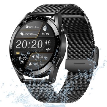 AK03 Pro Smart Watch Спортивные режимы Монитор сердечного ритма и сна со стальным ремешком