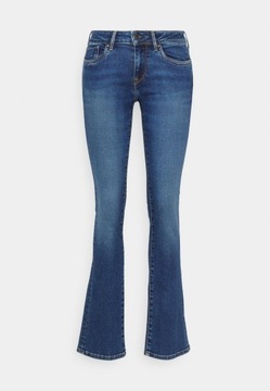 Pepe Jeans NH4 qld spodnie dzwony jeans kieszenie 26/32